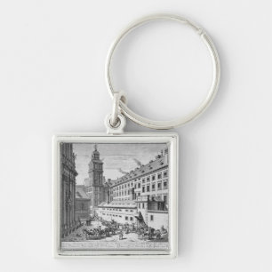 Uitzicht van het nieuwe waarnemingscentrum in de j sleutelhanger