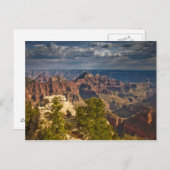 Uitzicht van het North Rim Visitor Center - Grand Briefkaart (Voorkant / Achterkant)