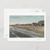 Uitzicht van het Ocean Front Briefkaart (Voorkant / Achterkant)