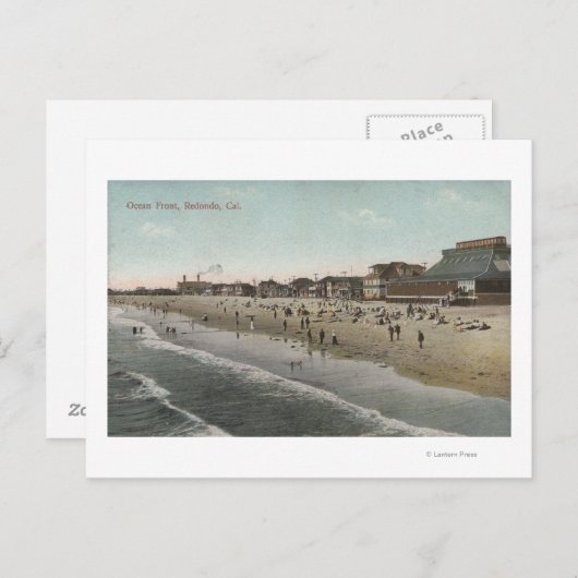 Uitzicht van het Ocean Front Briefkaart (Voorkant / Achterkant)