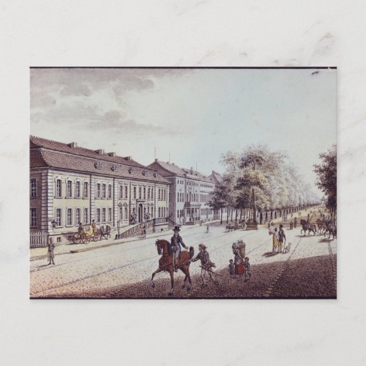 Uitzicht van het Opera House in Berlijn Briefkaart (Voorkant)