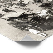 Uitzicht van het Opera House te Parijs, 1890-1999 Poster (Hoek)