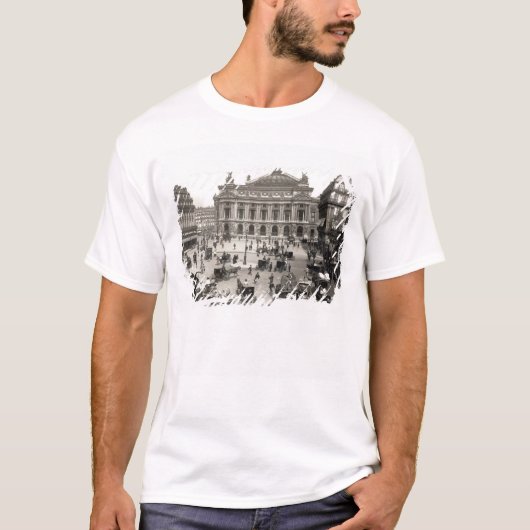 Uitzicht van het Opera House te Parijs, 1890-1999 T-shirt (Voorkant)