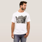 Uitzicht van het Opera House te Parijs, 1890-1999 T-shirt (Voorkant volledig)