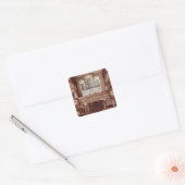 Uitzicht van het orgaan vierkante sticker (Envelop)