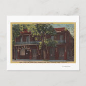 Uitzicht van het Oude Fallon Hotel & Theater (1860 Briefkaart (Voorkant)
