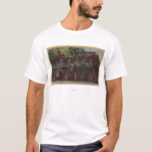 Uitzicht van het Oude Fallon Hotel & Theater (1860 T-shirt