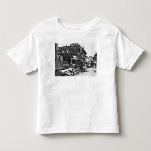Uitzicht van het oude kwartaal, Ulm, c.1910 Kinder Shirts (Voorkant)