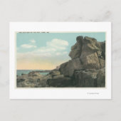 Uitzicht van het Oude Man van het Zee Rock Formati Briefkaart (Voorkant)