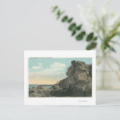 Uitzicht van het Oude Man van het Zee Rock Formati Briefkaart (Staand voorkant)