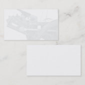 uitzicht van het oude visitekaartje voor de pers (Voorkant / Achterkant)