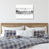 Uitzicht van het Palais des Tuileries van tuinen Canvas Afdruk (Insitu (Slaapkamer))