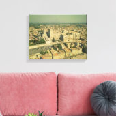 Uitzicht van het paleis canvas afdruk (Insitu (Woonkamer))