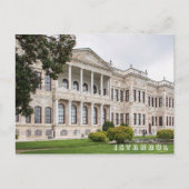Uitzicht van het paleis Dolmabahce. Briefkaart (Voorkant)