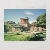 Uitzicht van het paleis Knossos Briefkaart (Voorkant)