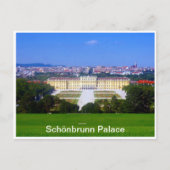 uitzicht van het paleis schönbrunn briefkaart (Voorkant)