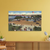 Uitzicht van het paleis van het Hongerlegioen Canvas Afdruk (Insitu (Woonkamer))