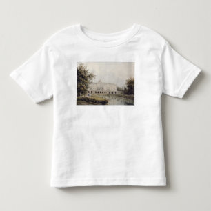 Uitzicht van het Paleis van Strelna nabij Sint-Pet Kinder Shirts