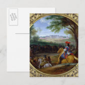 Uitzicht van het Paleis van Versailles in 1669 Briefkaart (Voorkant / Achterkant)