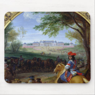 Uitzicht van het Paleis van Versailles in 1669 Muismat