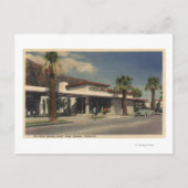 Uitzicht van het Palm Springs-hotel Briefkaart (Voorkant)