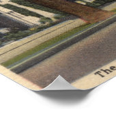 Uitzicht van het Palm Springs-hotel Poster (Hoek)