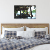Uitzicht van het Paradijs Canvas Afdruk (Insitu (Slaapkamer))