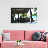 Uitzicht van het Paradijs Canvas Afdruk (Insitu (Woonkamer))