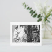 Uitzicht van het Paradise-kamp en Mt Rainier Briefkaart (Staand voorkant)