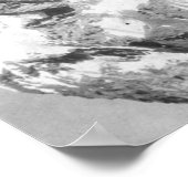 Uitzicht van het Paradise-kamp en Mt Rainier Poster (Hoek)