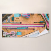Uitzicht van het park badhanddoek (Badhanddoek)