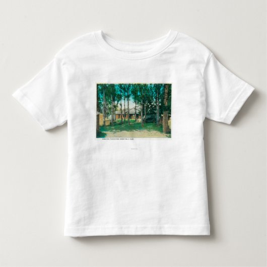Uitzicht van het park Idaho voor het gemeentetoeri Kinder Shirts (Voorkant)