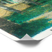 Uitzicht van het park Idaho voor het gemeentetoeri Poster (Hoek)