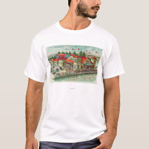 Uitzicht van het park Luna Park Caf � en Natatoriu T-shirt