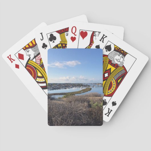 Uitzicht van het Park van Castaways, Krankel Newpo Pokerkaarten (Achterkant)