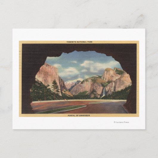 Uitzicht van het Park van het portaal van de groot Briefkaart (Voorkant)