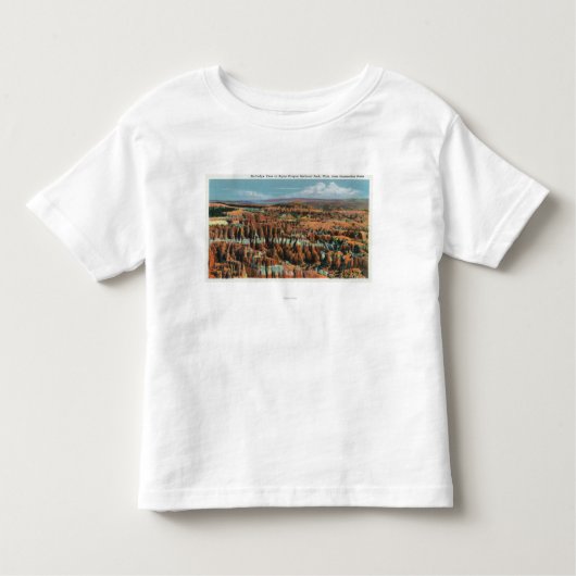 Uitzicht van het park vanuit het inspiratiepunt kinder shirts (Voorkant)
