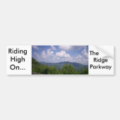 Uitzicht van het Parkway-gebergte Bumpersticker (Voorkant)