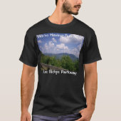 Uitzicht van het Parkway-gebergte T-shirt (Voorkant)