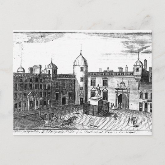 Uitzicht van het Parlement Briefkaart (Voorkant)