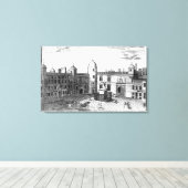 Uitzicht van het Parlement Canvas Afdruk (Insitu (Houten vloer))