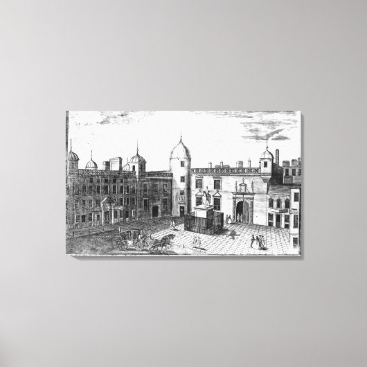 Uitzicht van het Parlement Canvas Afdruk (Voorkant)