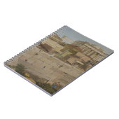 Uitzicht van het Parthenon van de Propylaea, bord  Notitieboek (Linkerzijde)