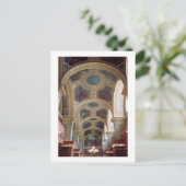 Uitzicht van het plafond van de geboden bibliothee briefkaart (Staand voorkant)