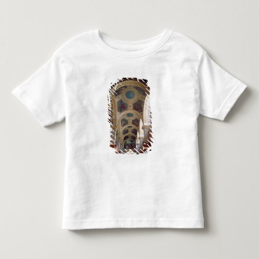 Uitzicht van het plafond van de geboden bibliothee kinder shirts (Voorkant)