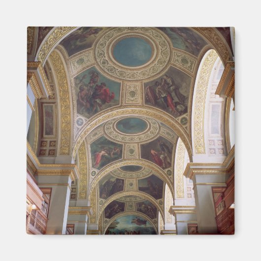 Uitzicht van het plafond van de geboden bibliothee magneet (Voorkant)