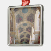 Uitzicht van het plafond van de geboden bibliothee metalen ornament (Links)