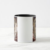 Uitzicht van het plafond van de geboden bibliothee mok (Midden)