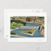 Uitzicht van het Plant van de stuwkracht van Bonne Briefkaart (Voorkant / Achterkant)