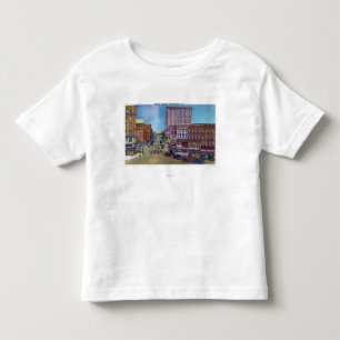 Uitzicht van het plein kinder shirts